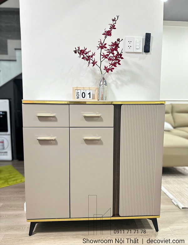 mẫu tủ giày dép 3 cánh hiện đại