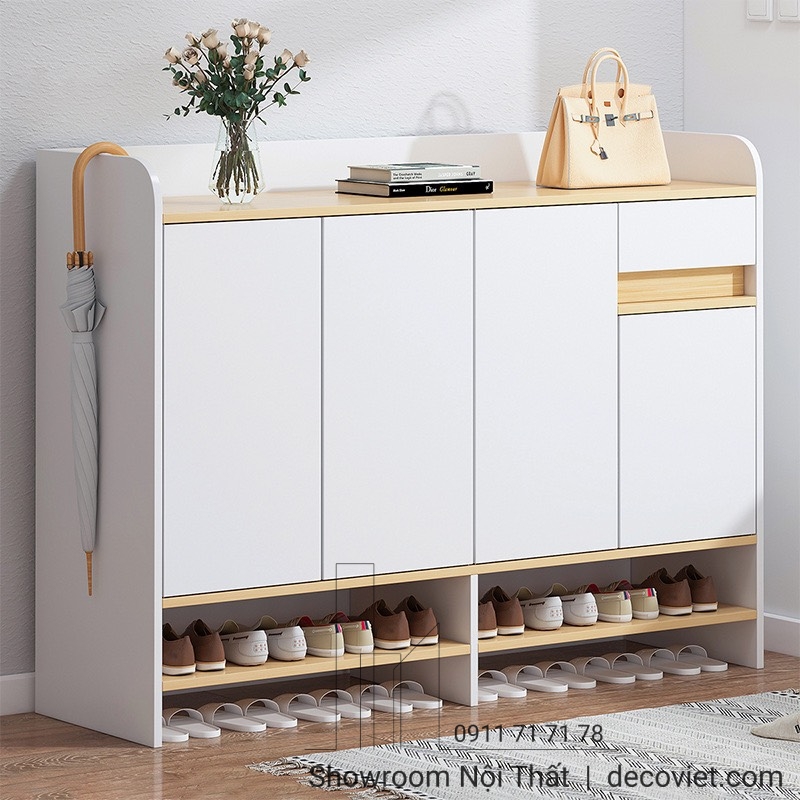 tủ giày gỗ công nghiệp đẹp