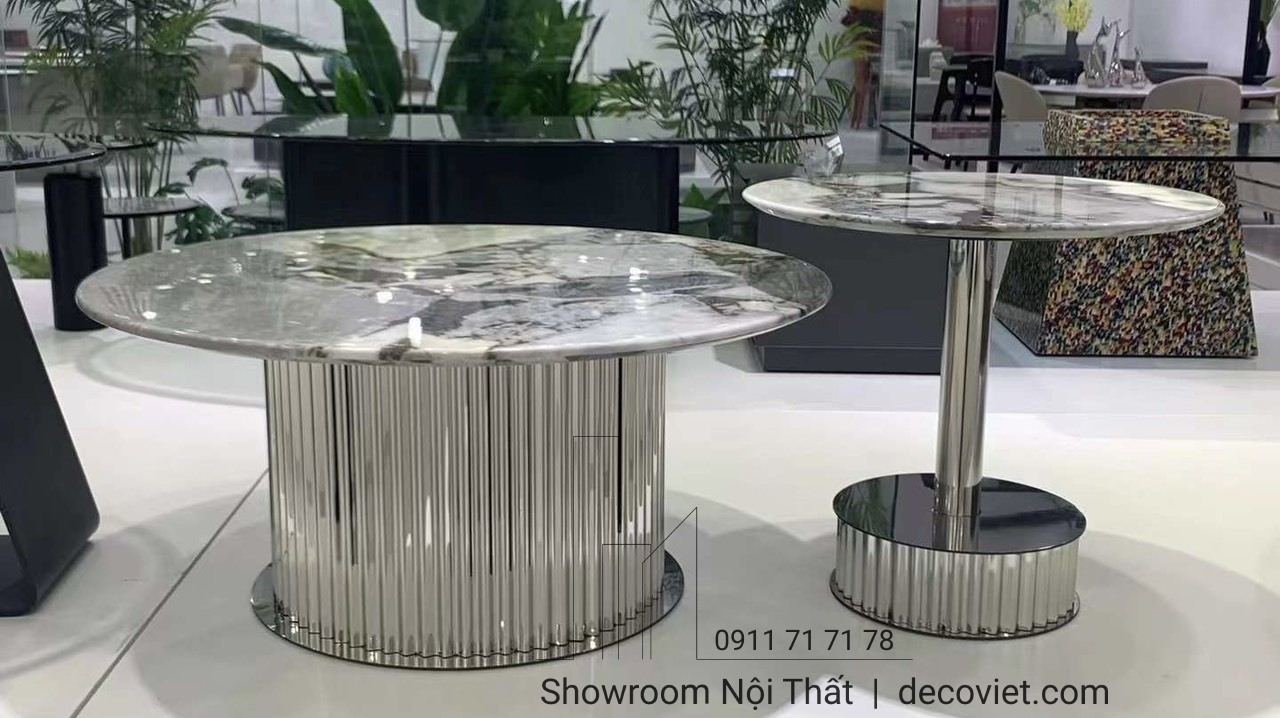 set bàn sofa mặt đá nhập khẩu