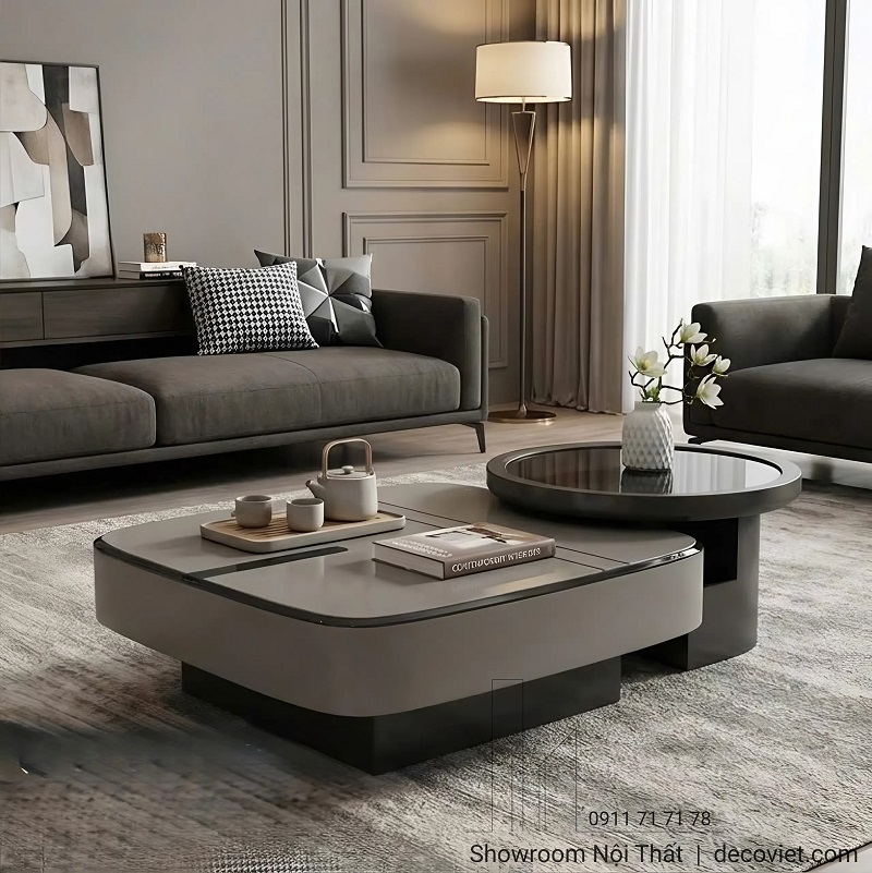 Set bàn trà nhập khẩu thiết kế hiện đại