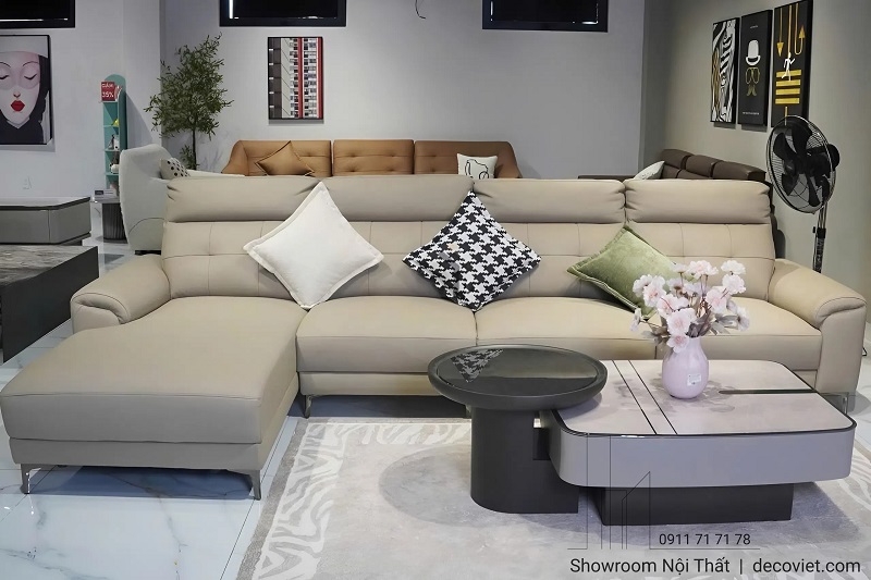 Set bàn trà tạo điểm nhấn cho phòng khách