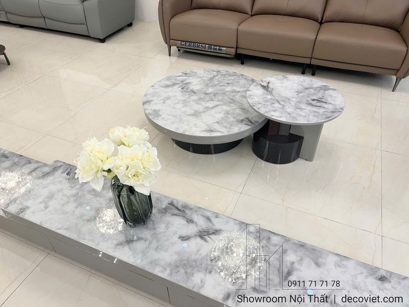 Bàn trà phòng khách nhập khẩu thiết kế tối giản