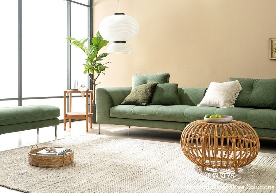 Sofa Băng Bọc Vải 4012S