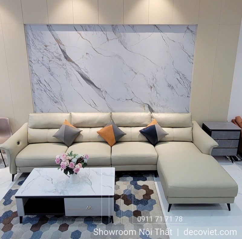 sofa da bò nhập khẩu chỉnh điện