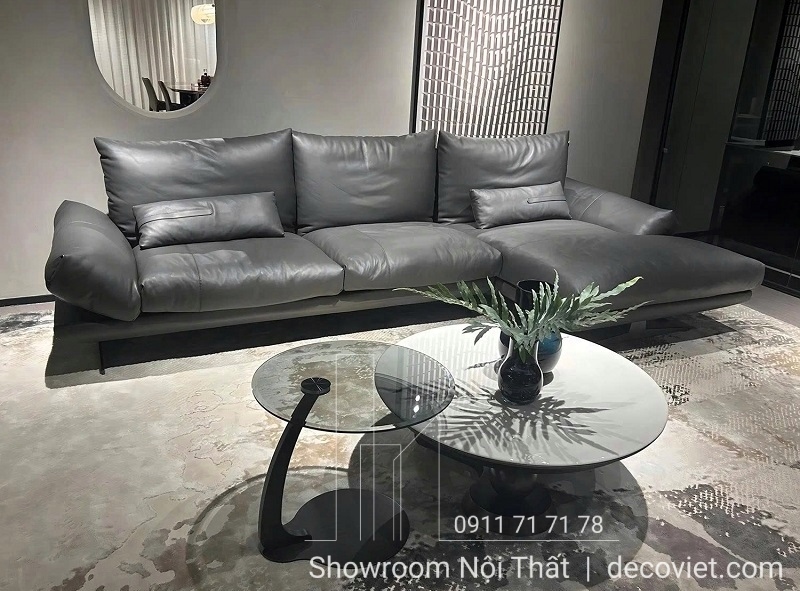 sofa da hiện đại