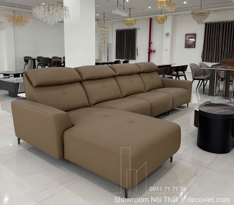 Ghế sofa nhập khẩu 1115T thiết kế hiện đại, bọc da cao cấp mềm mại