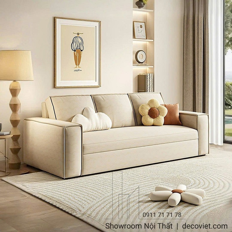 sofa giường nhỏ gọn cho căn hộ chung cư hiện đại