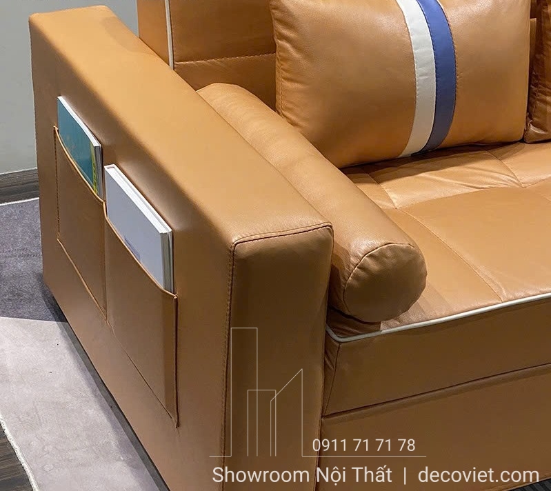 sofa giường bọc da cao cấp