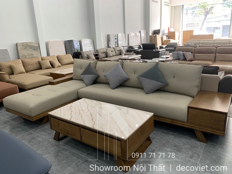 bàn ghế sofa gỗ hiện đại