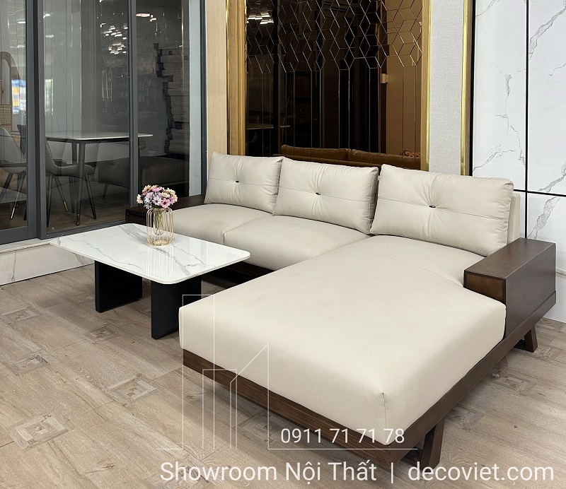 ghế sofa gỗ phòng khách hiện đại