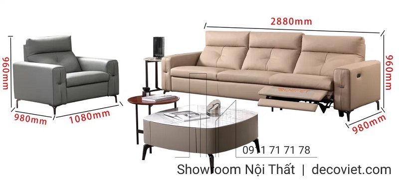sofa băng chỉnh điện