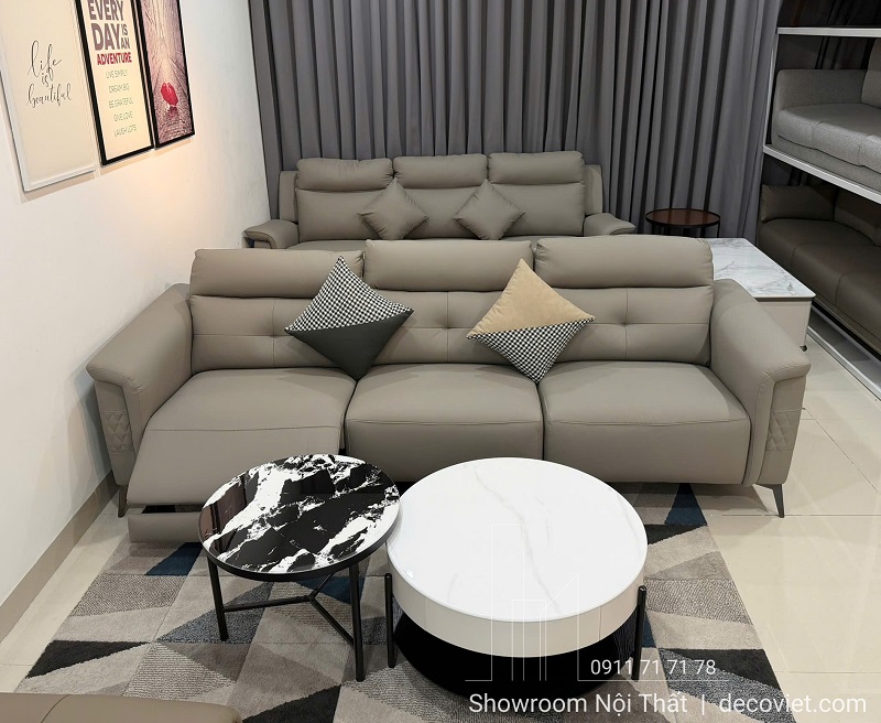 Ghế sofa băng thư giãn chỉnh điện cho phòng khách 1114T
