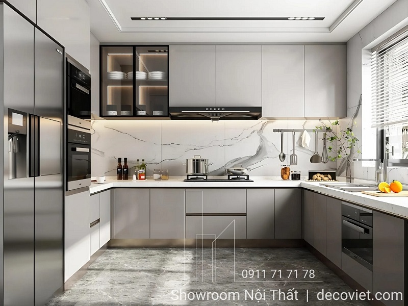 Thi Công Tủ Bếp Giá Rẻ 1133T