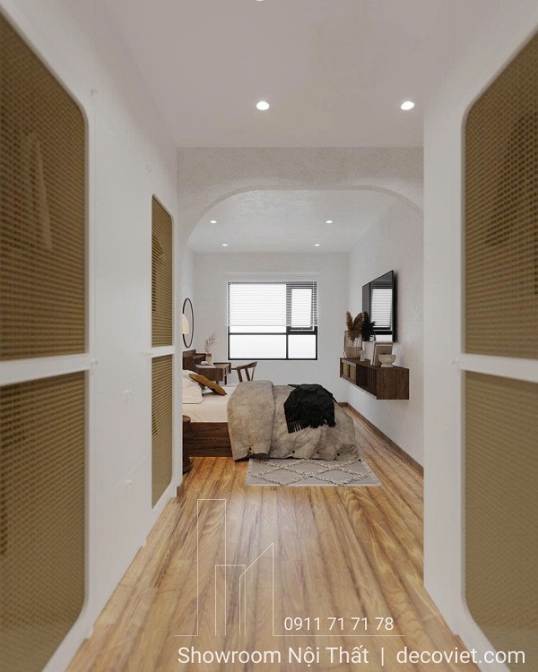 Tổng thể căn phòng toát lên tinh thần hiện đại, gần gũi và dễ thích nghi