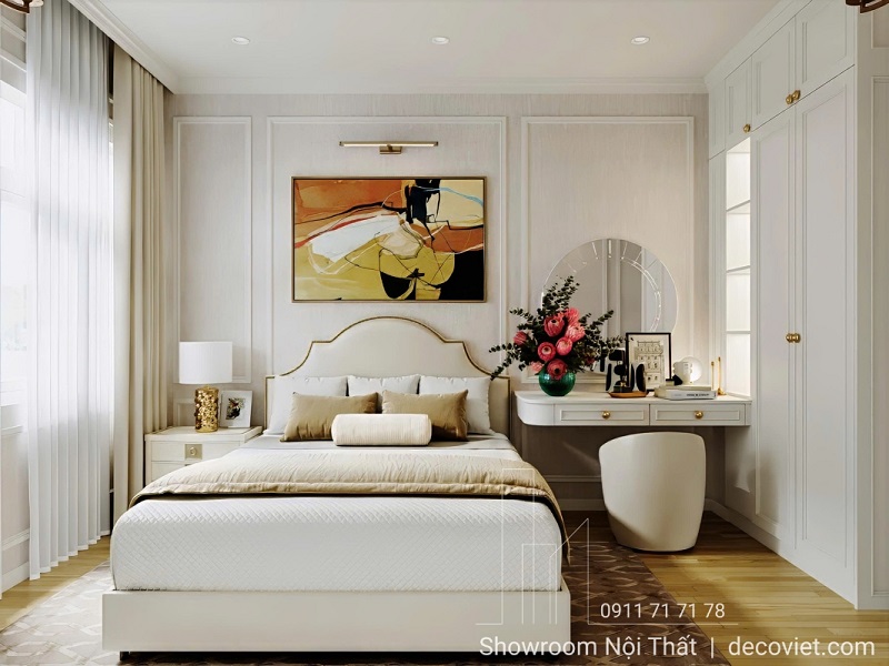 Thiết kế phòng ngủ master hiện đại, ấm cúng