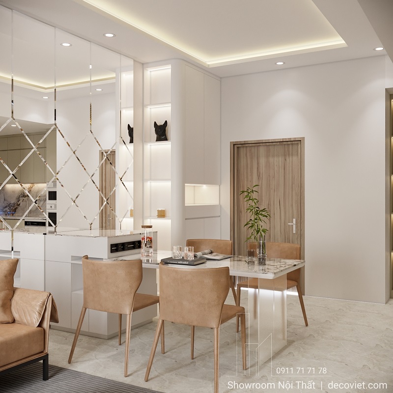 Thiết Kế Nội Thất Căn Hộ Aurora 69m² Chuẩn Công Năng