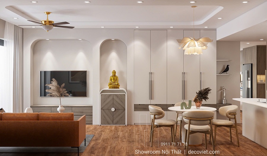 thiết kế nội thất chung cư 2pn