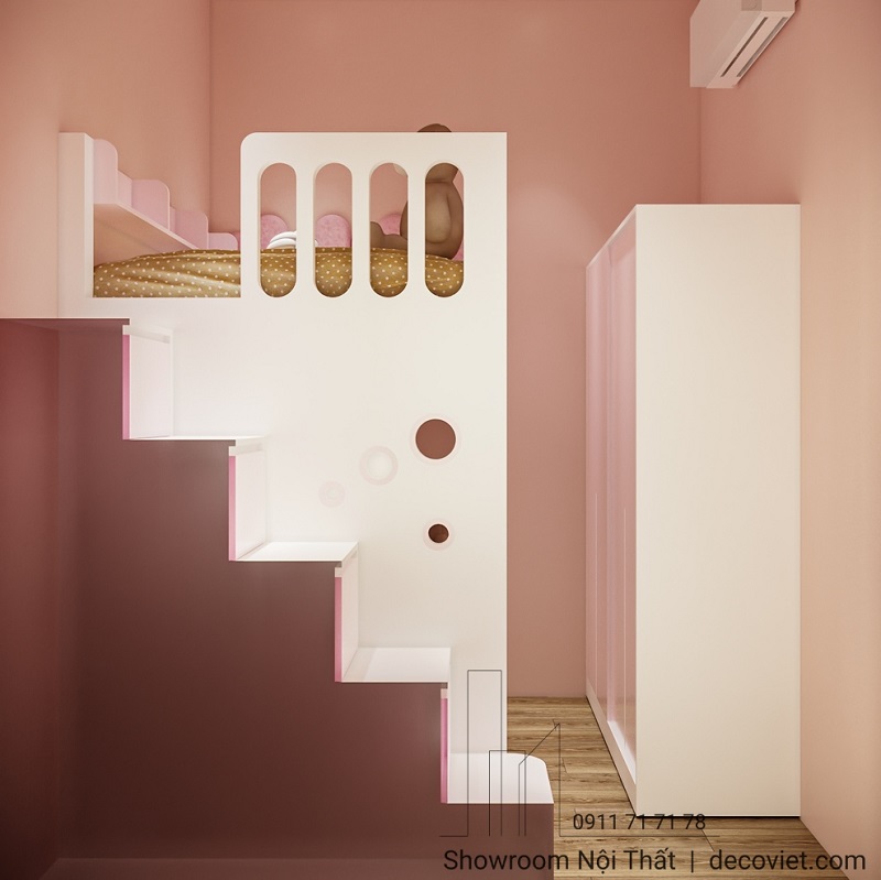 Thiết kế nội thất nhà phố phòng ngủ tối ưu diện tích