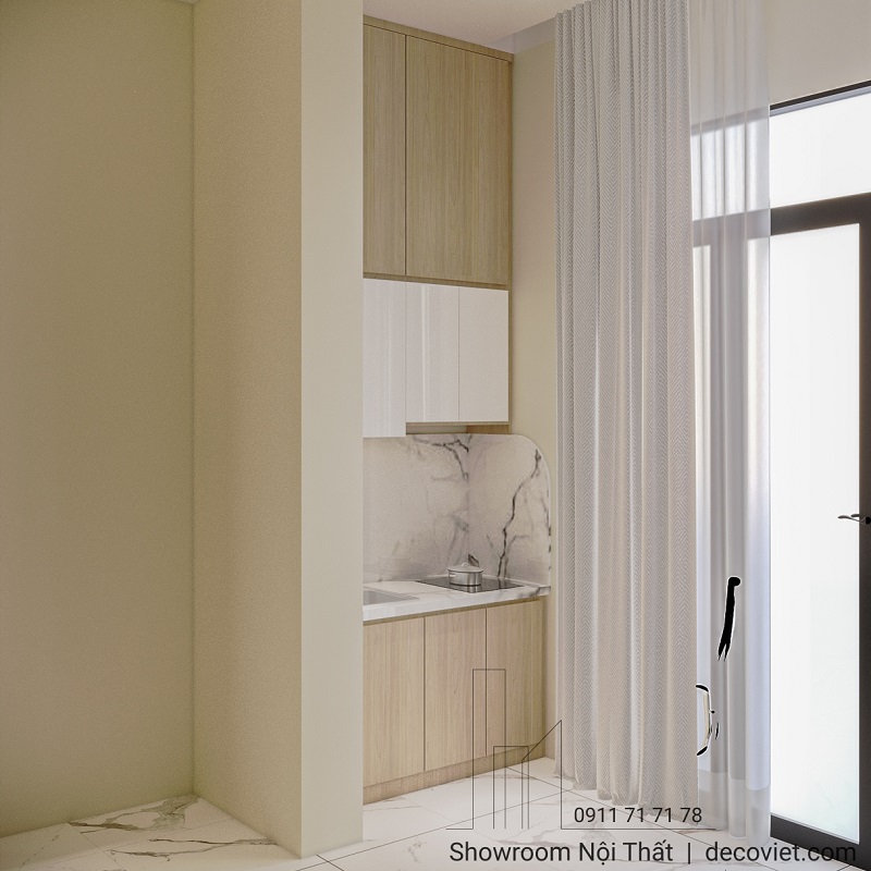 Thiết kế và thi công nội thất nhà phố 3 phòng ngủ