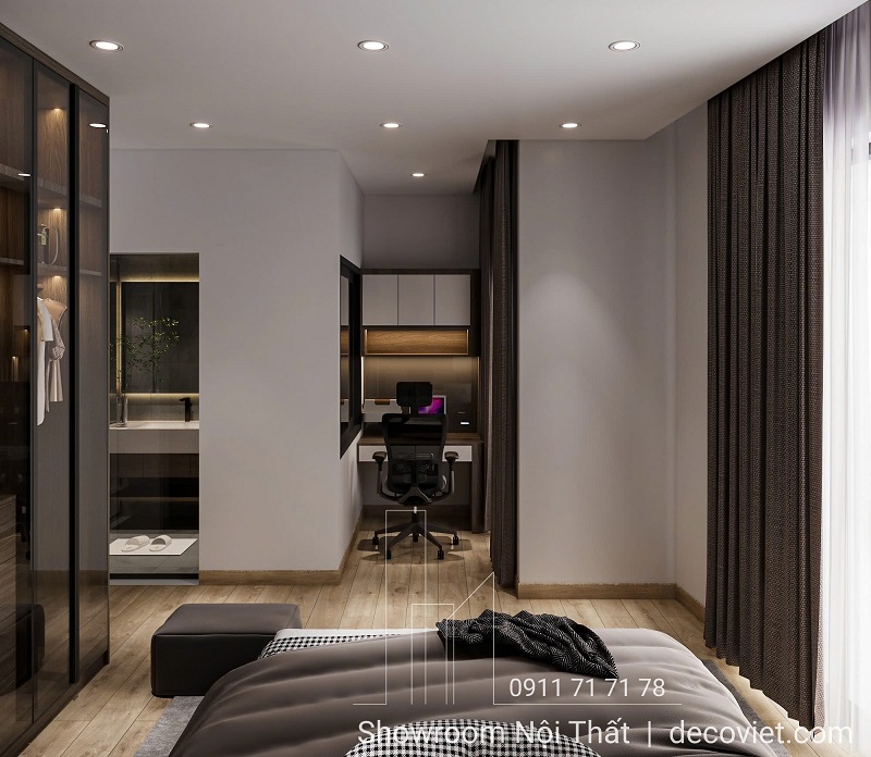 thiết kế thi công nội thất nhà phố 2pn