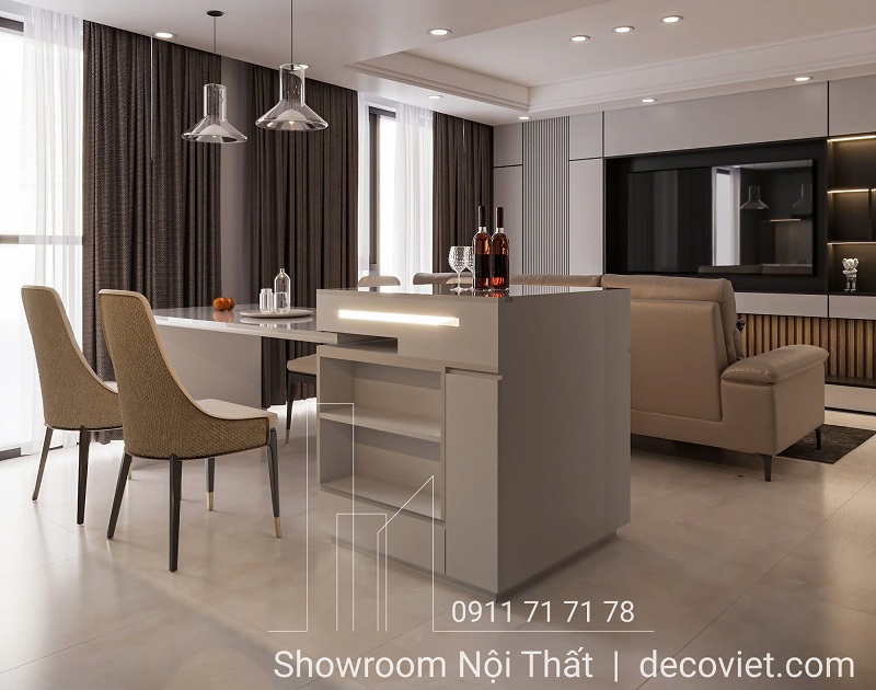 thiết kế nội thất nhà phố 2pn