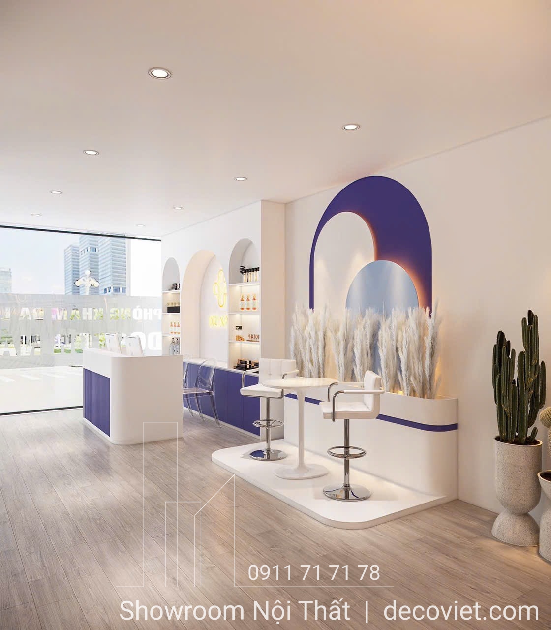 thiết kế thi công nội thất spa