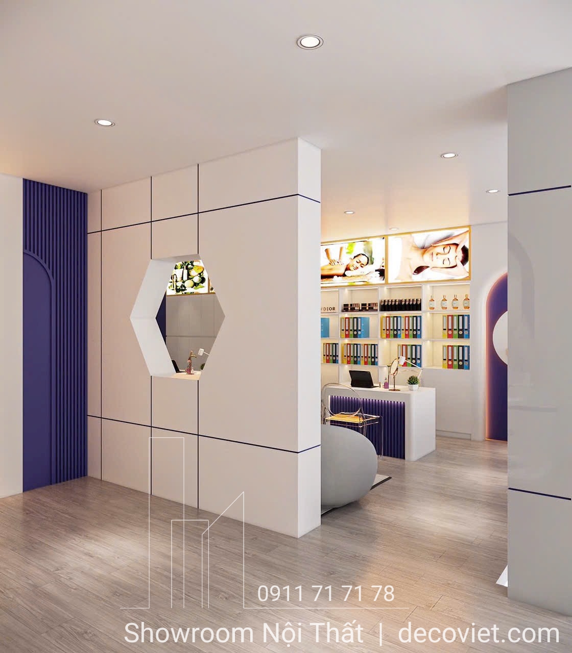 thiết kế nội thất spa đẹp