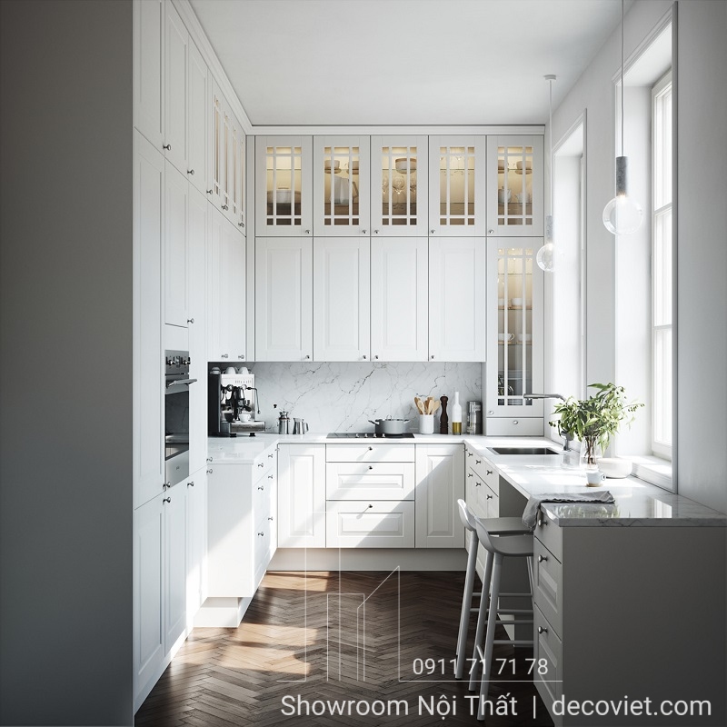 Tủ Bếp Gỗ Sang Trọng