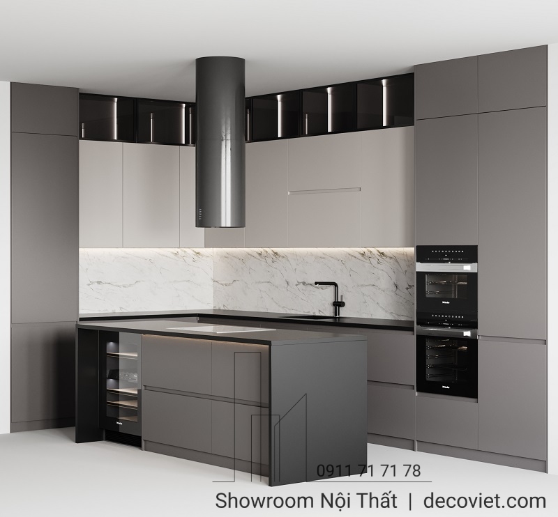 thiết kế tủ bếp cao cấp