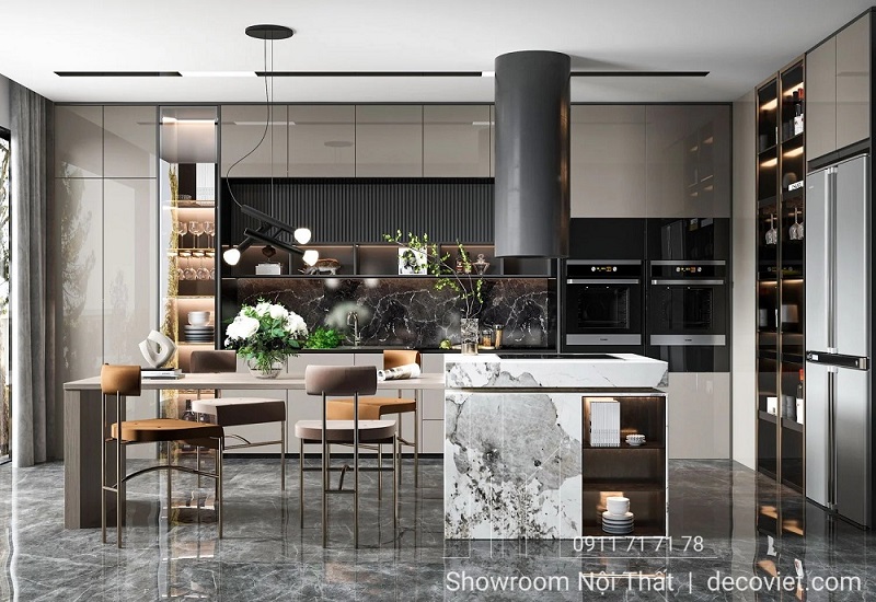 Tủ Bếp Gỗ Công Nghiệp