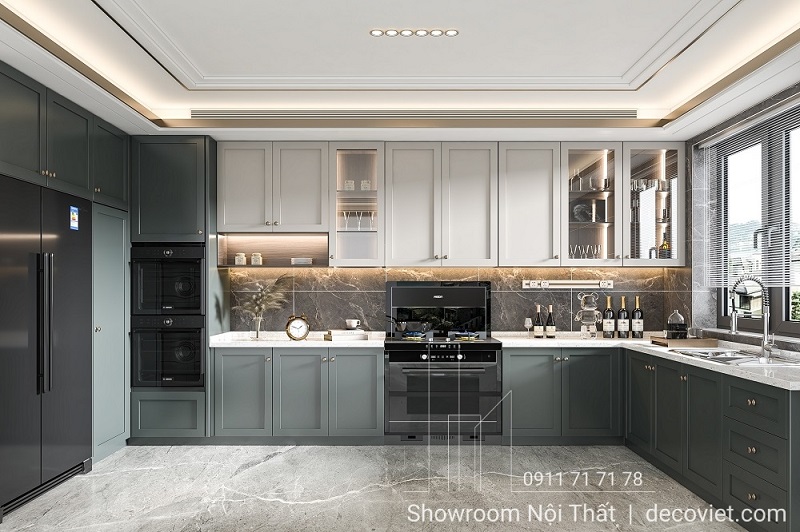 Tủ Bếp Gỗ An Cường 1115T