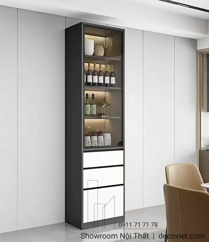 thi công tủ rượu
