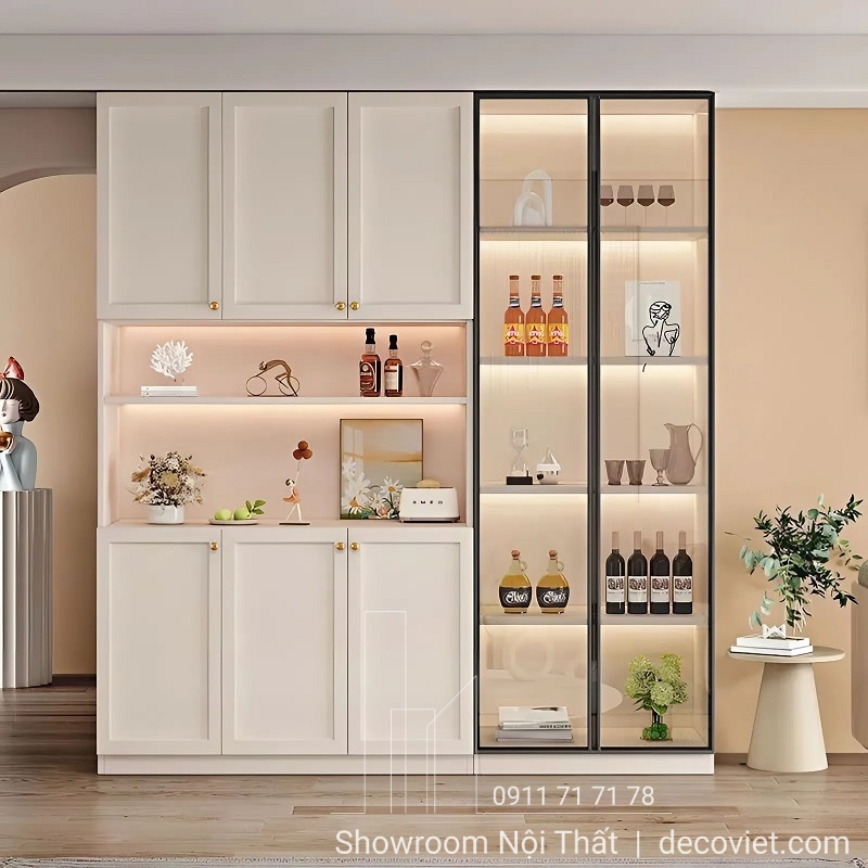 tủ rượu phòng khách