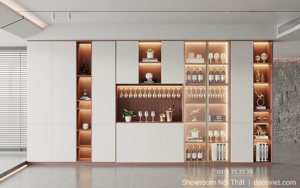 tủ rượu gỗ cao cấp
