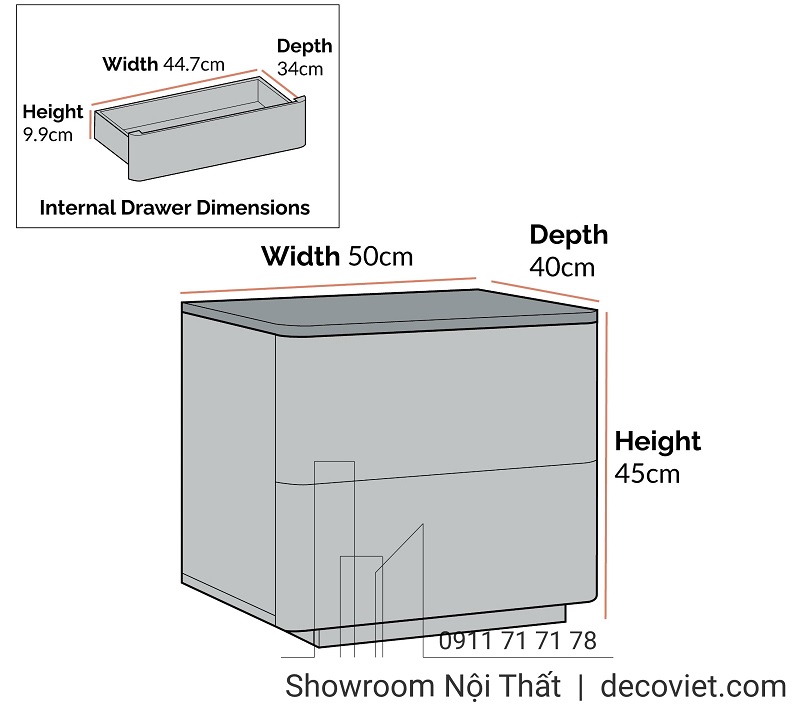 tab đầu giường nhỏ