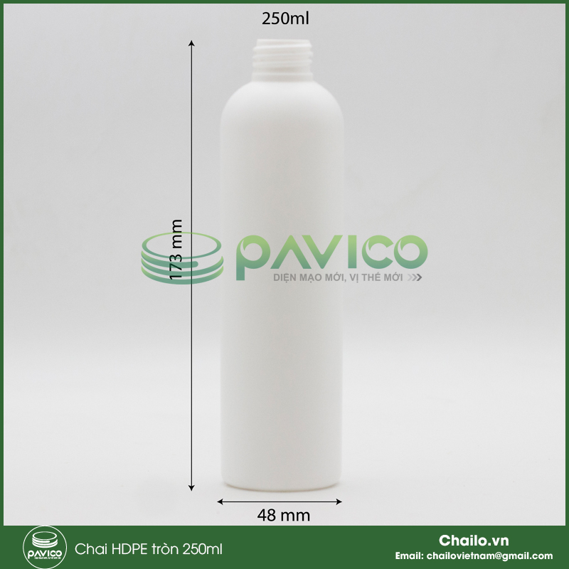 chai nhựa HDPE 250ml