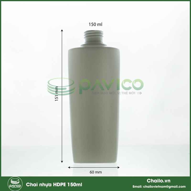 chai nhựa HDPE 150ml