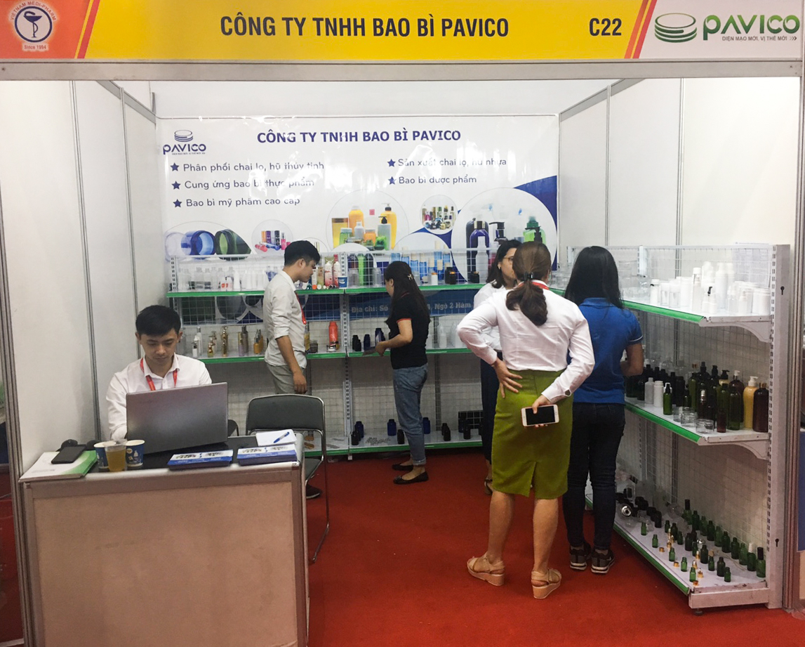 bao bì pavico tại hội chợ