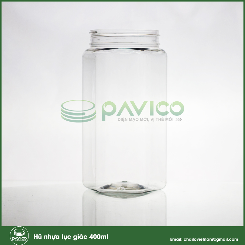 hũ nhựa pet 400ml