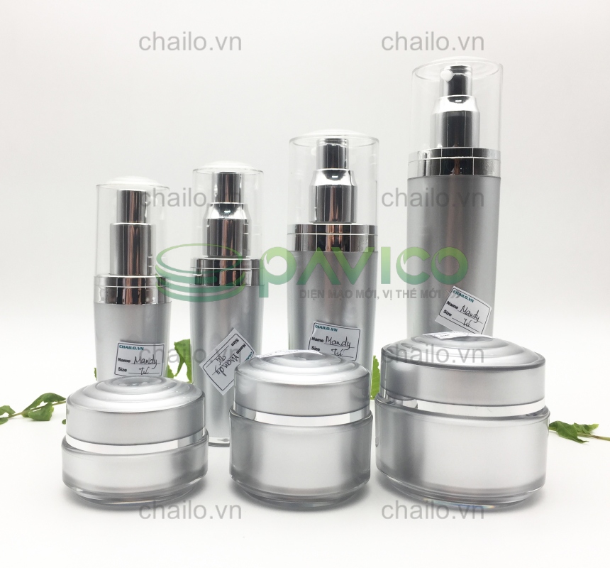 vo chai lo dung kem my pham cao cap