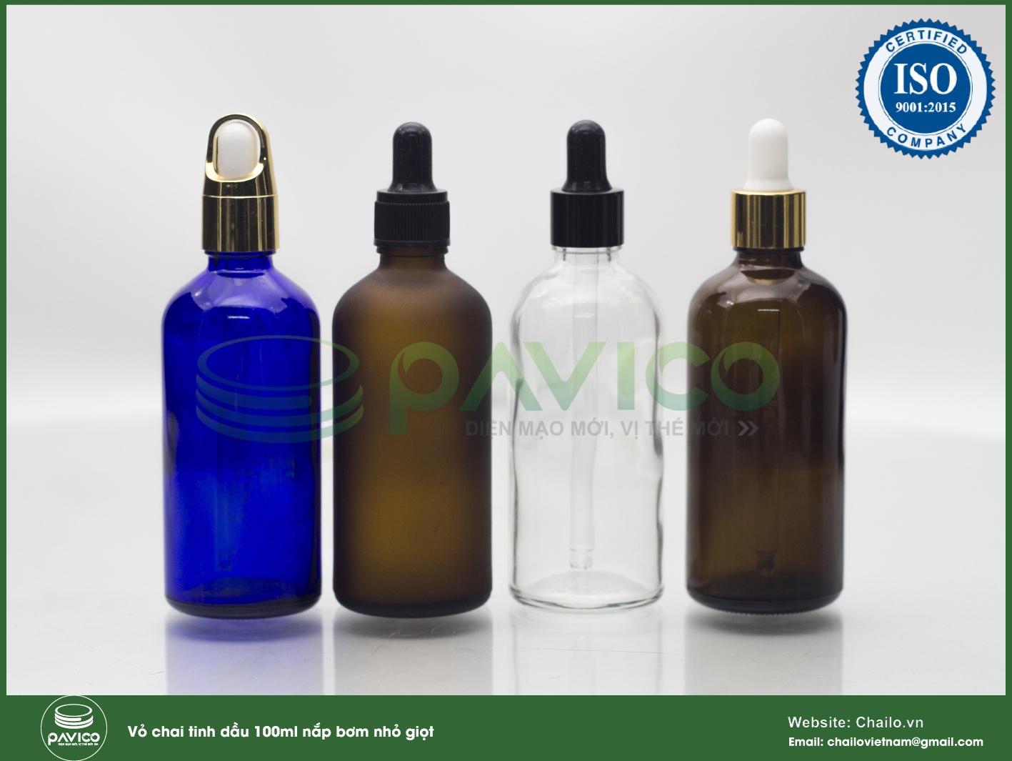 vo chai dung tinh dau 100ml