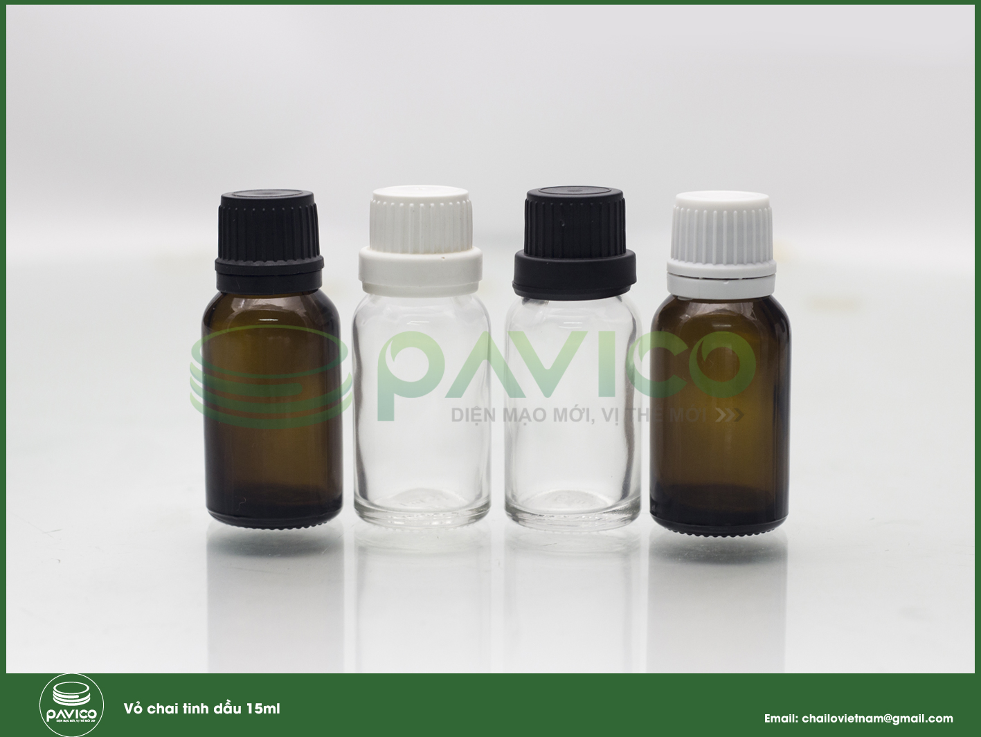 chai tinh dầu nắp chụp