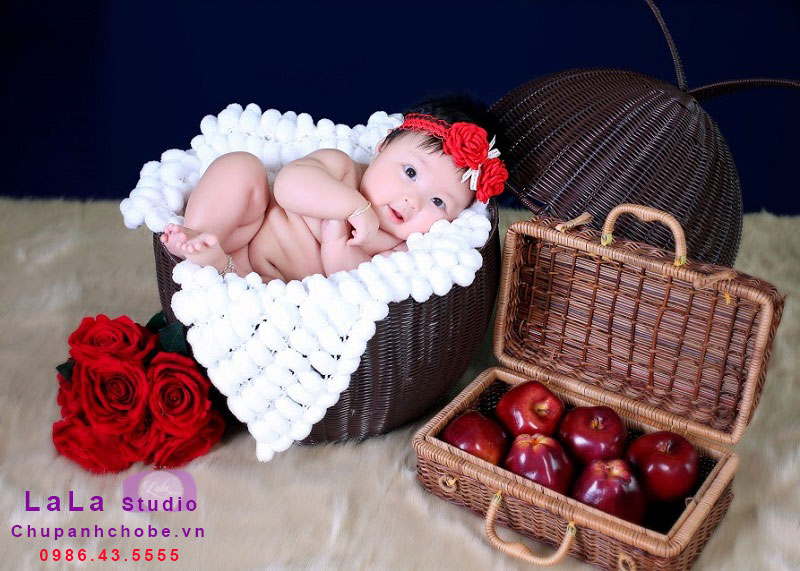 Chụp ảnh cho bé 7 tháng tuổi đẹp, giá rẻ tại Hà Nội