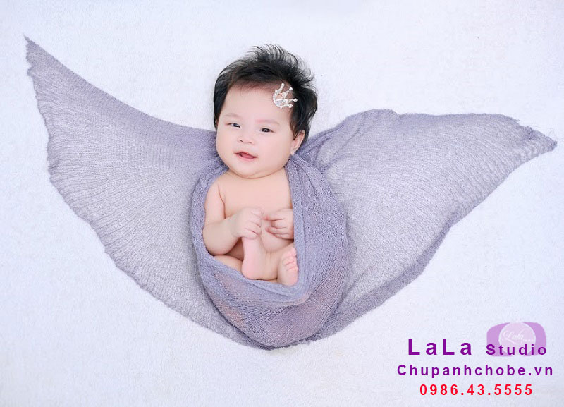 Bộ ảnh bé sơ sinh đẹp - Ảnh viện cho bé LaLa Studio Hà Nội