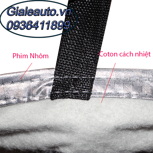 bạt phủ ô tô tráng nhôm 3 lớp