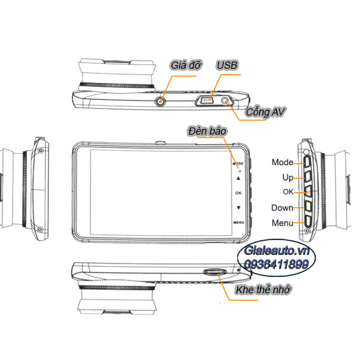 Camera hành trình A8