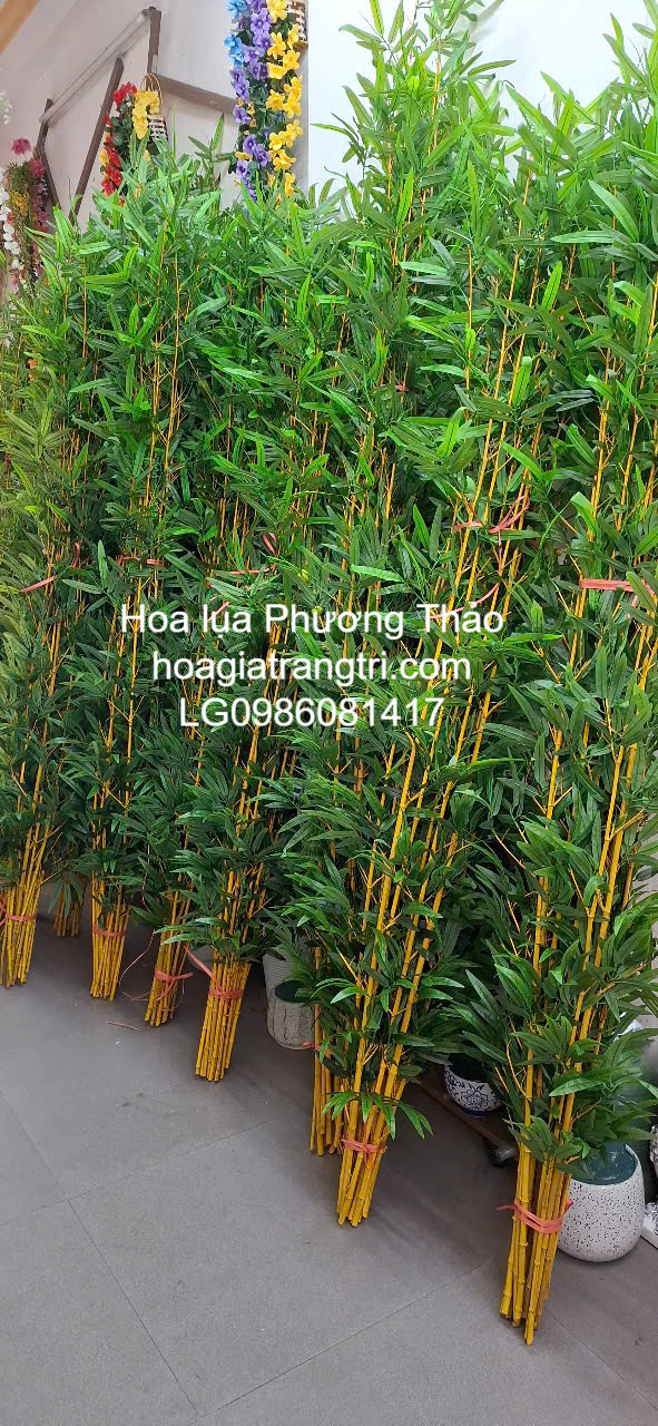 Cây trúc quân tử giả trang trí