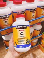 Kẹo ngậm bổ sung Vitamin C Kirkland Signature Vitamin C 500mg 500 viên