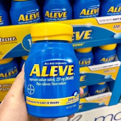 Hạ sốt giảm đau Aleve 220mg 320 Caplets