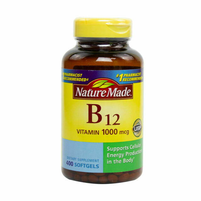 Viên uống Nature Made Vitamin B12 1000 mcg hộp 400 viên của Mỹ